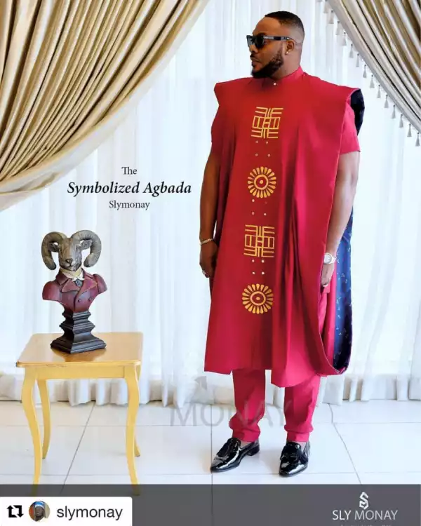 Actor Bolanle Ninolowo Looks Cute As He Steps Out In Symbolized Agbada